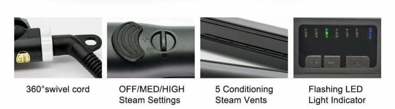 Professional hair salon steam styler