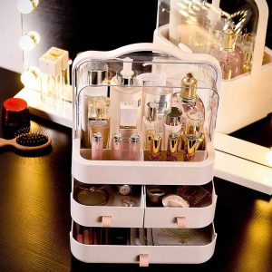 Boîte de Rangement de maquillage et accessoires cosmétiques