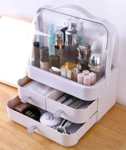 Boîte de Rangement de maquillage et accessoires cosmétiques