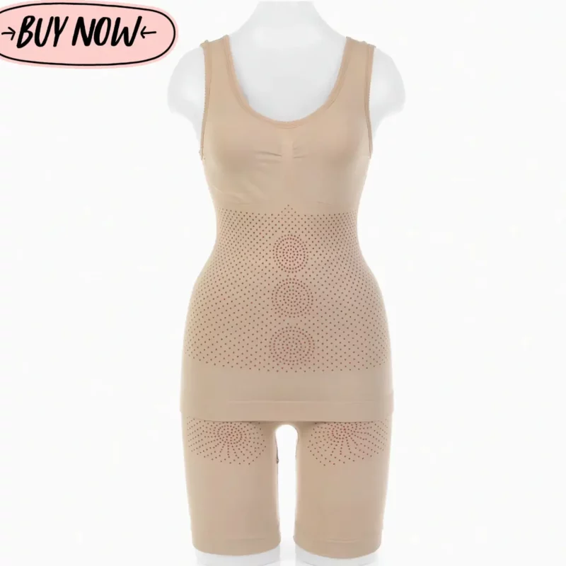 Gaine sibote trois pièces Body Shaper 3 en 1 Beige – Sculptant