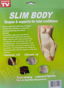 gaine complète slim body Combishort