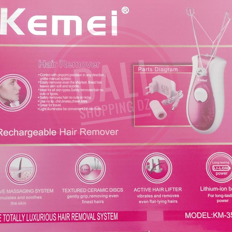 Appareil d’épilation au fil kEMEI km358 جهاز نزع الشعر بالخيط