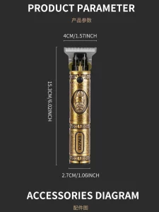 Tondeuse À Barbe Et Cheveux Rechargeable ENZO EN-5036 - - Boutique Algérie