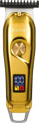 Tondeuse A Cheveux Rechargeable 600MAh 5W LCD Kemei Km-427