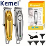 Kemei KM-1949 – Tondeuse cheveux et barbe en métal, rechargeable sans fil