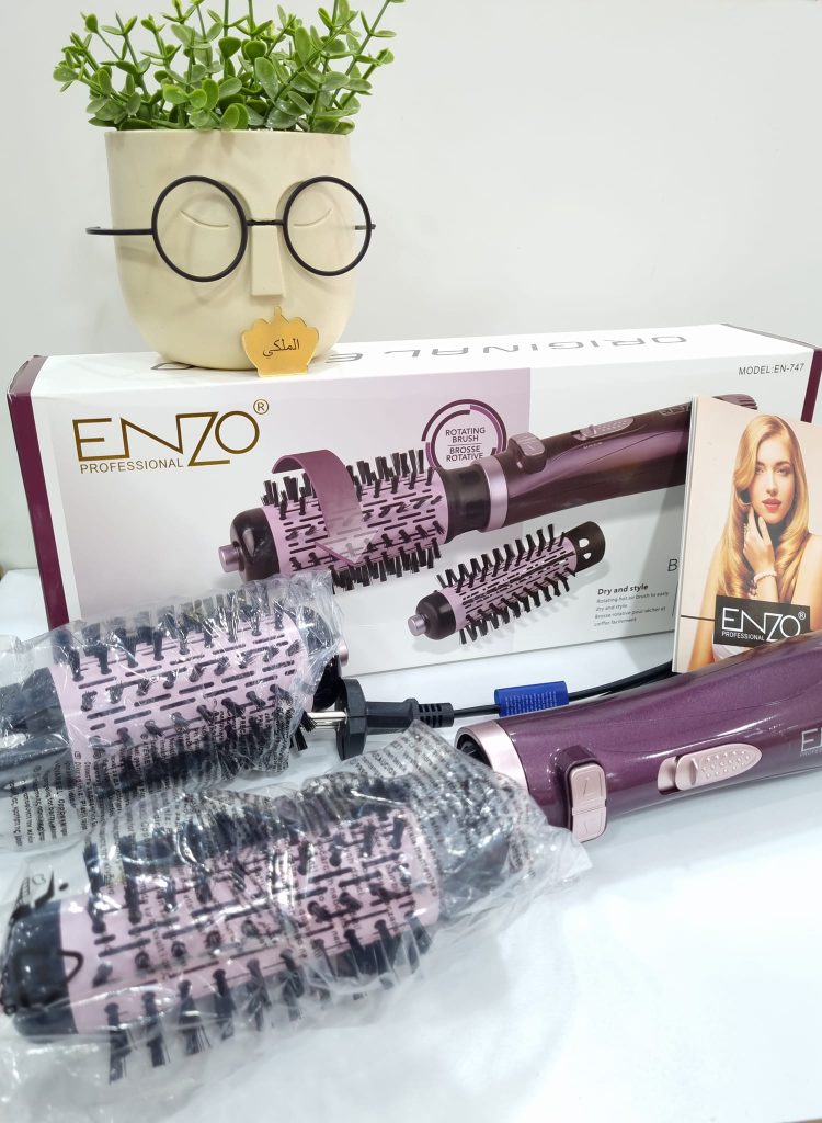Brosse chauffante rotative Enzo EN-747 - - Boutique Algérie