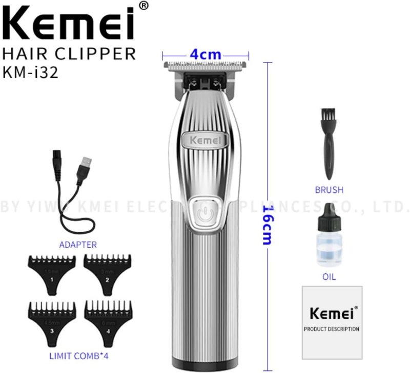 Kemei Km I32 Tondeuse Rechargeable – 5W / 2000 Mah