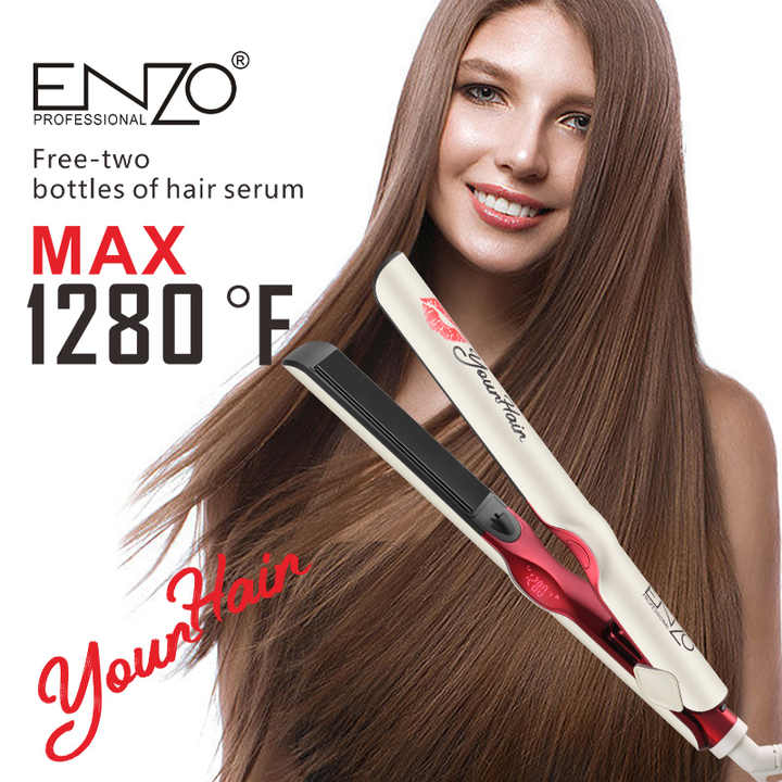 Lisseur ENZO EN3829 En Panneau Céramique Et Titane 1280°F Pour