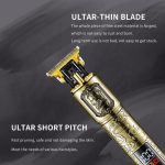 tondeuse à cheveux T9 kemei KM-2095 anti-dérapant électrique tondeuse LCD affichage