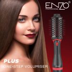 Brosse séchoir électrique Enzo 2 en 1 pour cheveux ENZO, en-6202
