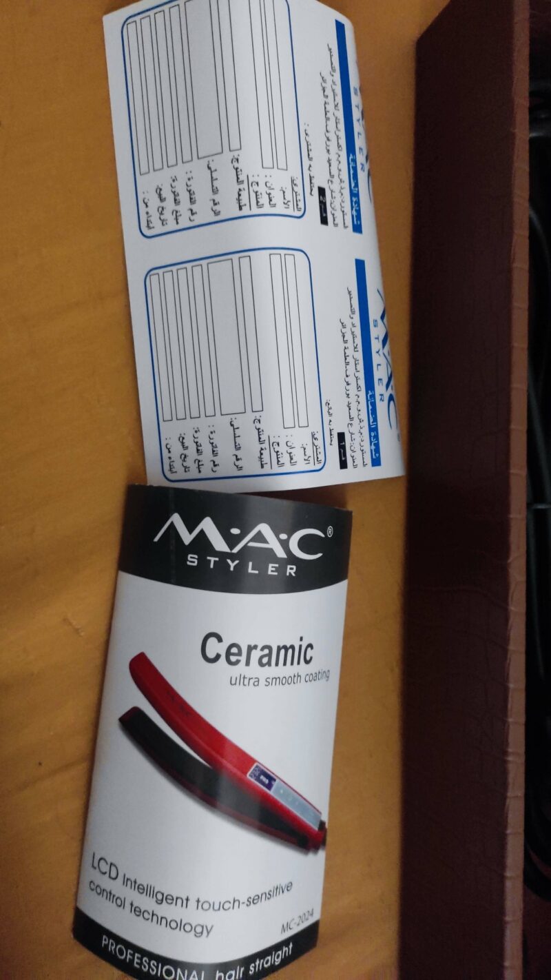 MAC STYLER Lisseur Professionnel en Plaques de Céramiques MAC MC-2024