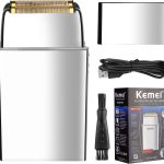 rasoir électrique pour hommes étanche tête chauve kemei km-tx5