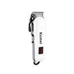 Kemei Kit Tondeuse Rechargeable À Cheveux - KM-809A - Blanc/Noir – Image 3