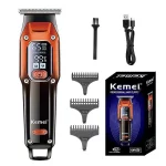 Kemei Tondeuse À Cheveux Tondeuse À Cheveux Professionnel Barbier Tondeuse Électrique Rasoir De Coupe De Cheveux Machine Rechargeable Tondeuse Hommes KM-658