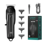 VgazHair Tondeuse Professionnelle Tondeuse À Cheveux Électrique T-Blade Machine De Coupe De Cheveux 0mm LED Affichage Barbier Tondeuse pour Hommes V-982