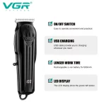 VgazHair Tondeuse Professionnelle Tondeuse À Cheveux Électrique T-Blade Machine De Coupe De Cheveux 0mm LED Affichage Barbier Tondeuse pour Hommes V-982 – Image 2