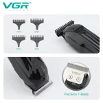 VgazHair Tondeuse Professionnelle Tondeuse À Cheveux Électrique T-Blade Machine De Coupe De Cheveux 0mm LED Affichage Barbier Tondeuse pour Hommes V-982 – Image 3
