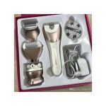 Kit Épilateur Electrique Pour Femme - Kemei Km 8001 - 5 In 1 - Blanc – Image 8