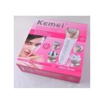 Kit Épilateur Electrique Pour Femme - Kemei Km 8001 - 5 In 1 - Blanc – Image 2