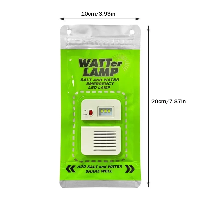 Lampe de camping extérieure portable, eau salée, lampe de secours à LED, lampes de pêche de nuit, lampe à économie d’énergie, sortie d’usine