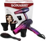 Sèche Cheveux Sonashi SHD-3039 2 Vitesses – 2000 Watts – Rose & Violet