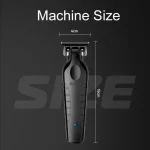 Tondeuse à cheveux électrique professionnelle, rechargeable via USB, sans fil, KM-2299 kemei