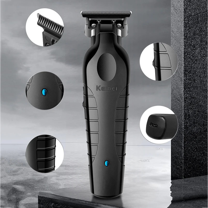 Tondeuse kemei KM2299 , rechargeable via USB, sans fil,