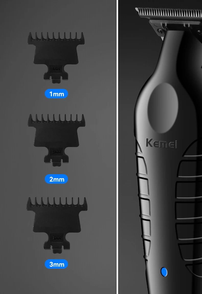 Tondeuse kemei KM2299 , rechargeable via USB, sans fil, - - Boutique Algérie