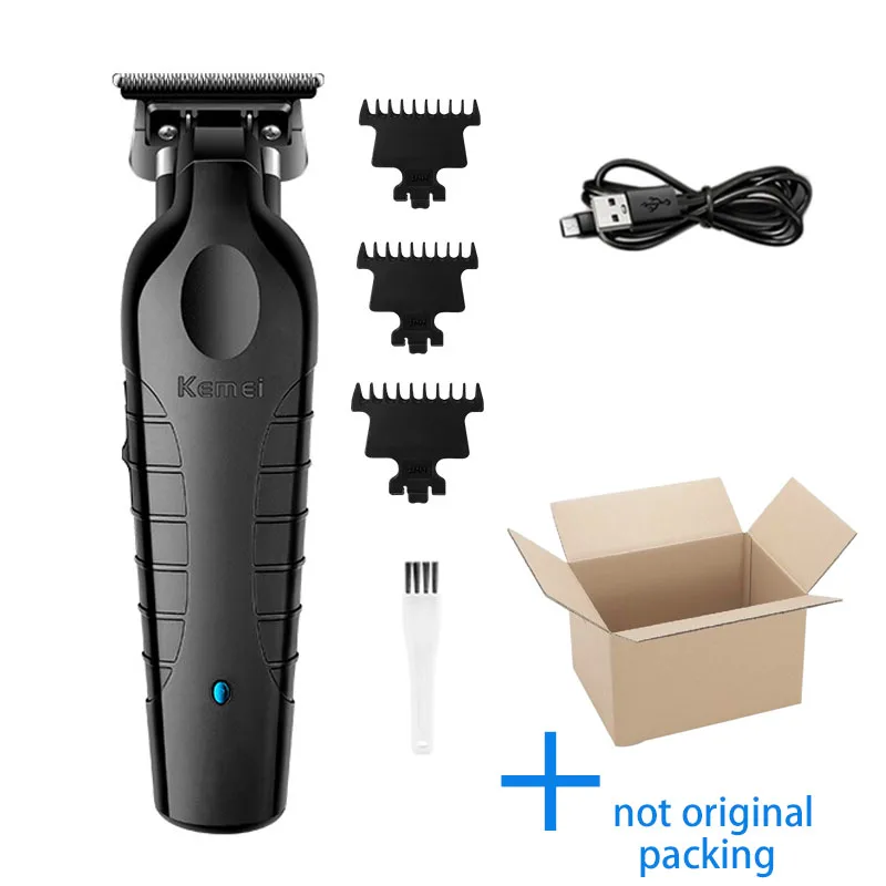 Tondeuse kemei KM2299 , rechargeable via USB, sans fil,