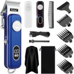 Tondeuse professionnel À Cheveux USB Rechargeable Électrique À Affichage Numérique Km-1895 – Image 2