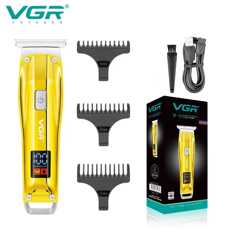 VgazHair Tondeuse Électrique Machine De Coupe De Cheveux Sans Fil Machine De Coupe De Cheveux Rechargeable Tondeuse À Cheveux Portable Tondeuse Pour Hommes V-956