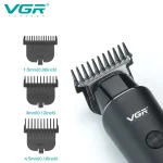 VGR Tondeuse À Cheveux Professionnel Électrique Tondeuses Sans Fil Tondeuse À Cheveux Rechargeable LED Affichage V 937