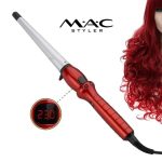 Fer A Boucler mac MC-3326 Conique Professionnel - Rouge 13/25 Mm