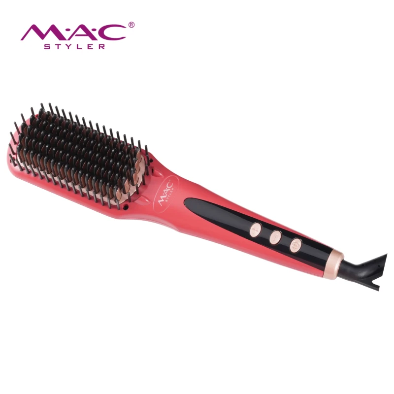 MAC MC-19 – Brosse Lissante Électrique Céramique Tourmaline à Température Réglable brosse mac