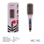 MAC MC-19 – Brosse Lissante Électrique Céramique Tourmaline à Température Réglable brosse mac