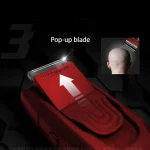 Rasoir électrique sans fil Kemei avec lame de coupe escamotable Rechargeable KM-1123