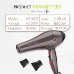 Sèche Cheveux mac styler mc6673 Salon 5000 W - Ac Moteur – Image 5