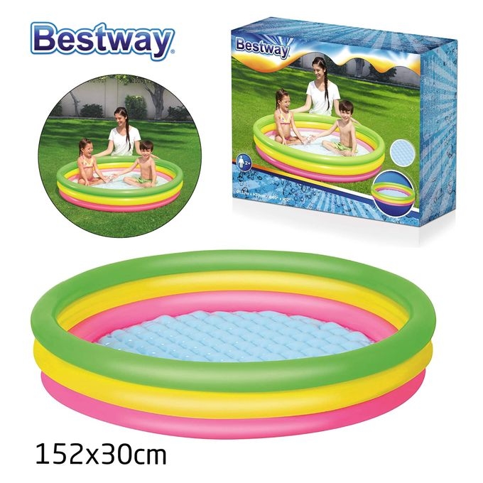 Piscine Gonflable Bestway - 51103 - 152X30Cm - Colorée