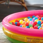 Piscine Gonflable Enfants INTEX Avec 3 Anneaux Garçon Et Fille 147 X 33 Cm