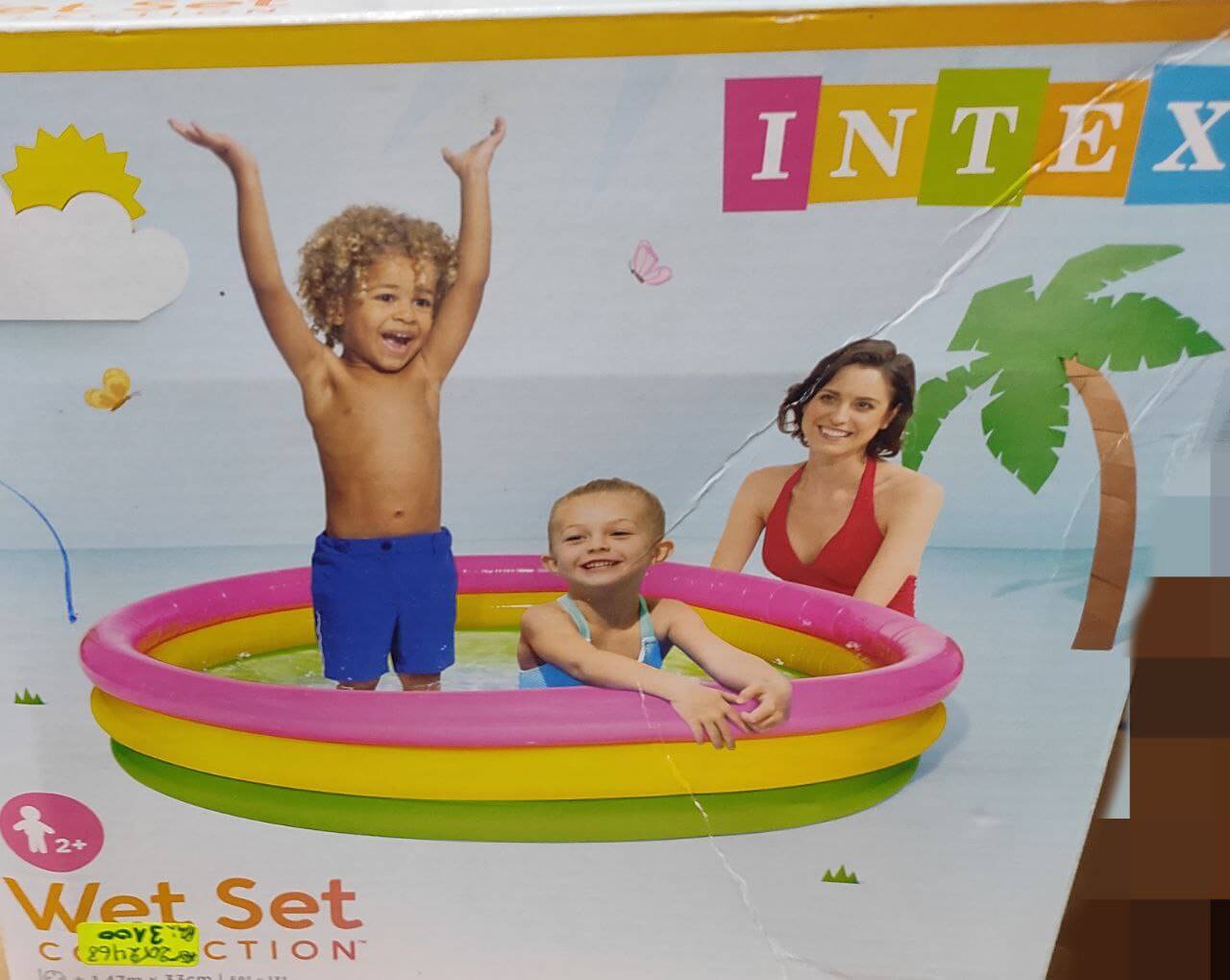 Piscine Gonflable Enfants INTEX Avec 3 Anneaux Garçon Et Fille 147 X 33 Cm Piscine Gonflable Enfants INTEX Avec 3 Anneaux Garçon Et Fille 147 X 33 Cm