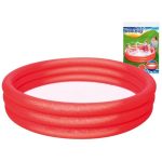 Piscine Pataugeoire Bestway Ronde Gonflable A3 Boudins -51026-152*30Cm- Rouge