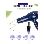 Sèche-cheveux professionnel enzo en-6111 avec huile d'argan bleu - 7500W – Image 6