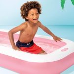 Piscine rectangulaire Intex gonflable dimensions : 166 cm x 100 cm x 25 cm (58423NP) – Image 5