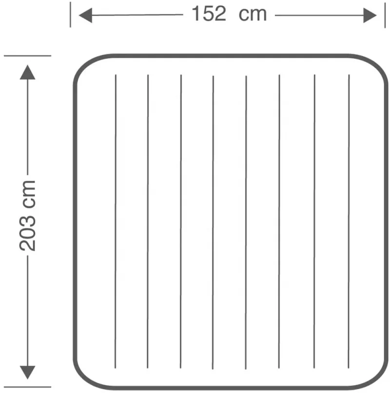 SancINaler- Matelas gonflable avec pompe à main, lit pneumatique classique Queen, camping, 64765