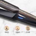 pack enzo en-3131 4 en 1 lisseur + brosses  couleur noir doré – Image 4