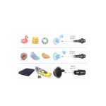 Pompe intex A Main 29 Cm Multifonction (Bouée, Ballon, Mouton..) Avec 3 Embouts - Noir – Image 3