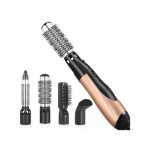Brosse Cheveux 4En1 ENZO PROFESSIONAL EN-504 noir doré