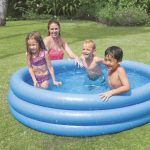 Piscine Gonflable - 3 Anneaux - Réf 58446 - 168 x 38 cm - Bleu