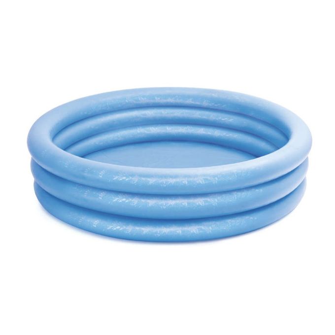 Piscine Gonflable - 3 Anneaux - Réf 58446 - 168 x 38 cm - Bleu