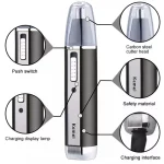 Tondeuse électrique Rechargeable kemei KM-6630 tout-en-un pour hommes, Kit de toilettage, pour barbe, sourcils, nez et oreilles